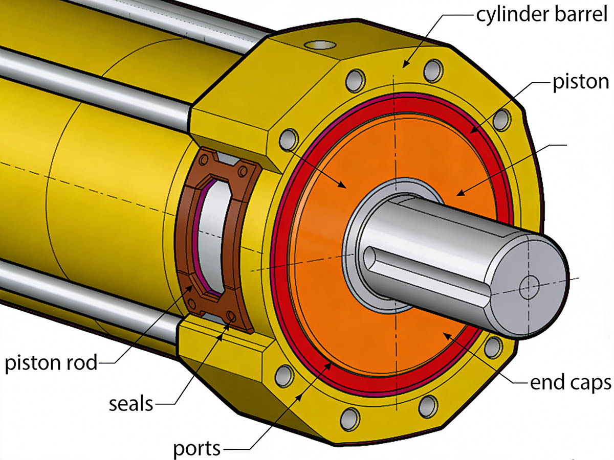 Hydraulcylindrar: driver precision och hållbarhet i industriella tillämpningar